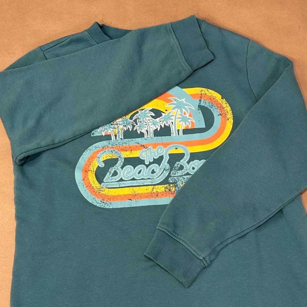 The Beach Boys Teal Relaxed Fit Sweatshirt Womens Large - Picture 5 of 7